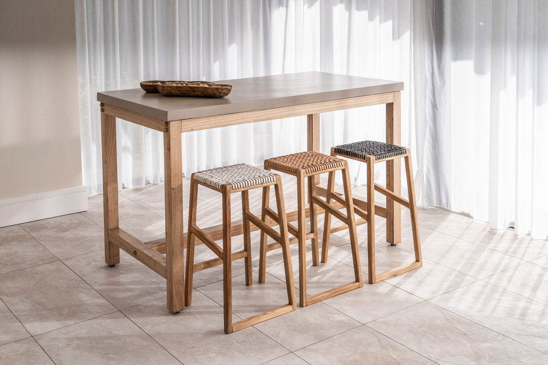 Ferrowe Counter Table - Oatmeal