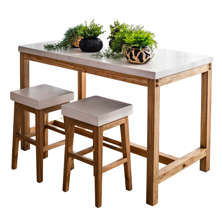 Ferrowe White Counter Table