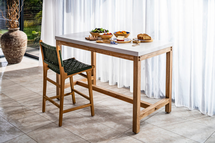 Ferrowe White Counter Table