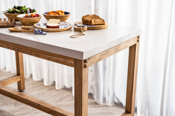 Ferrowe White Counter Table