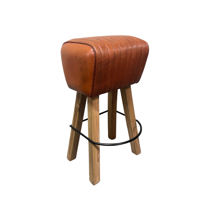 Sylmar Pommel Stool Tan