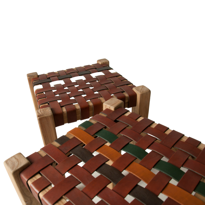 Set of two Sylmar Striped Stools