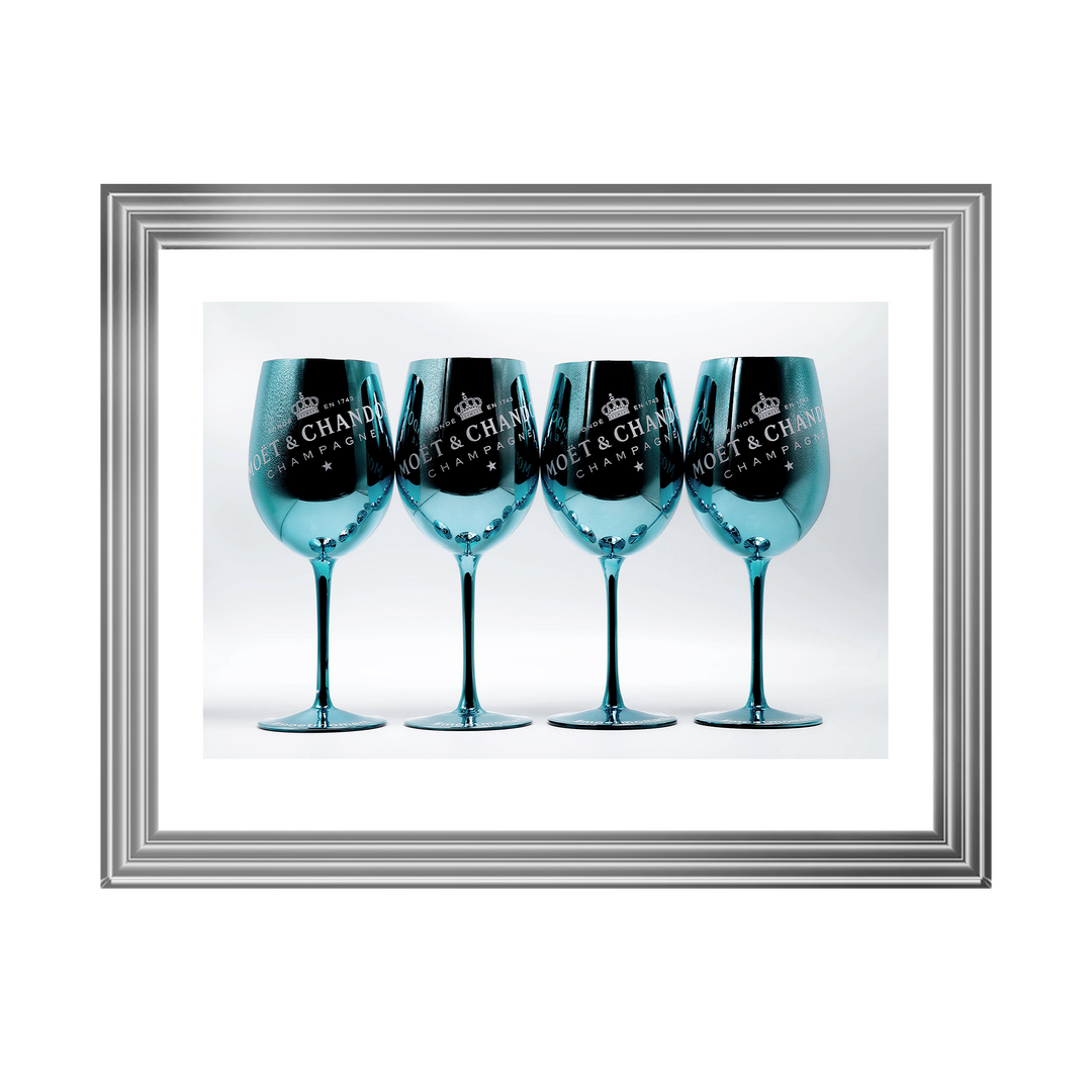 Moet Glasses - Sky Blue