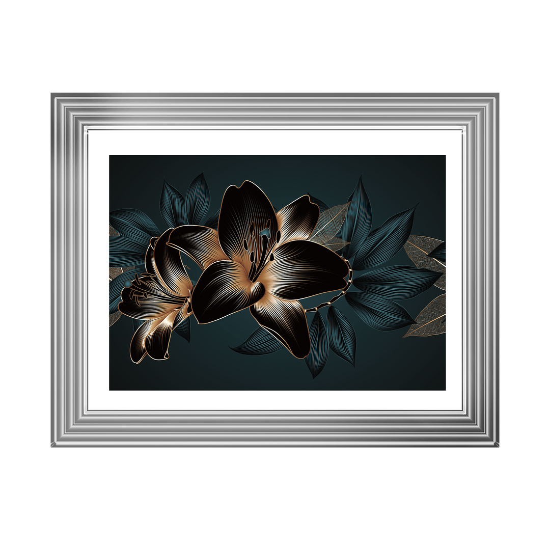 FL240 Black beauty flower II