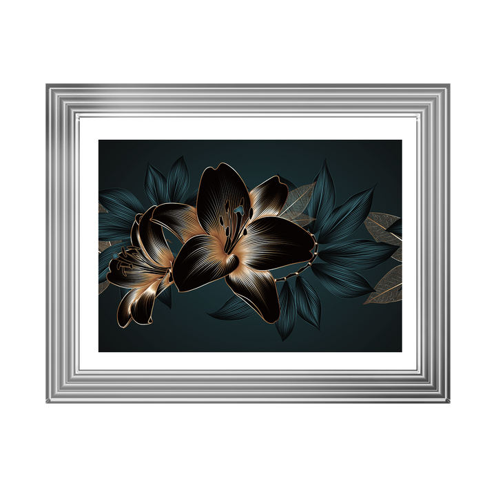 FL240 Black beauty flower II