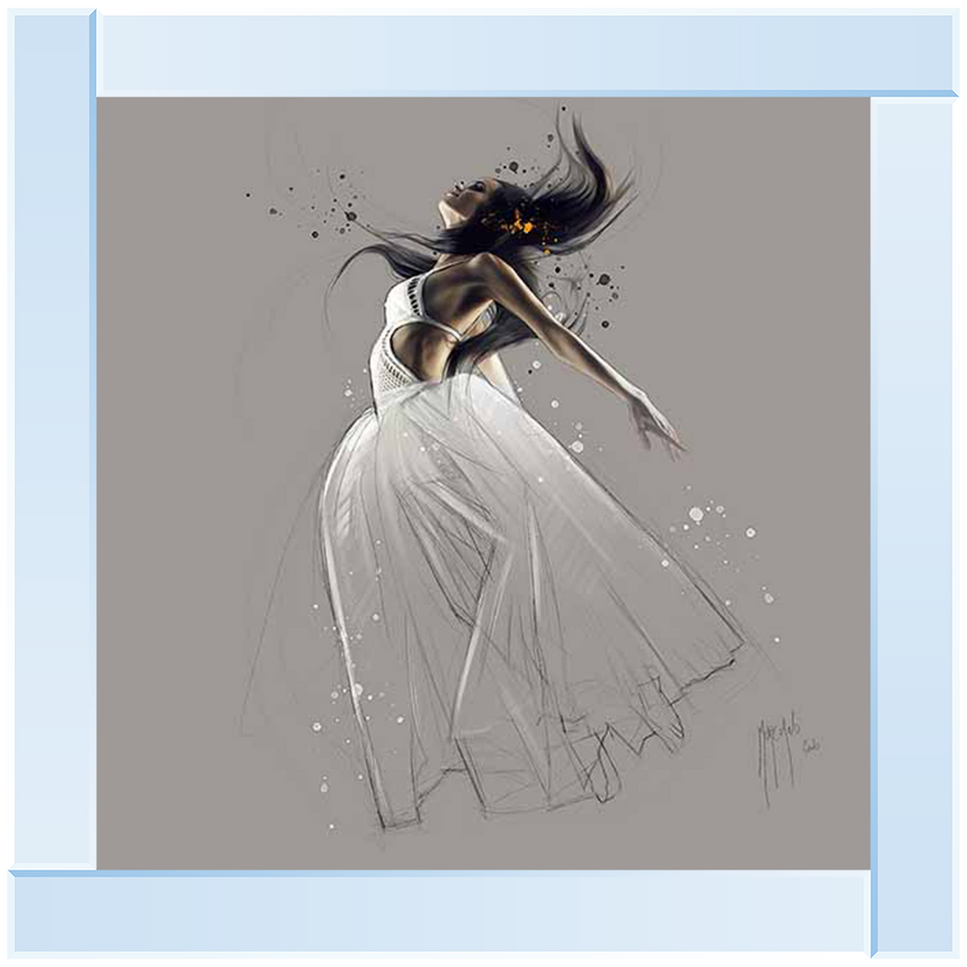 White Gown Sketch