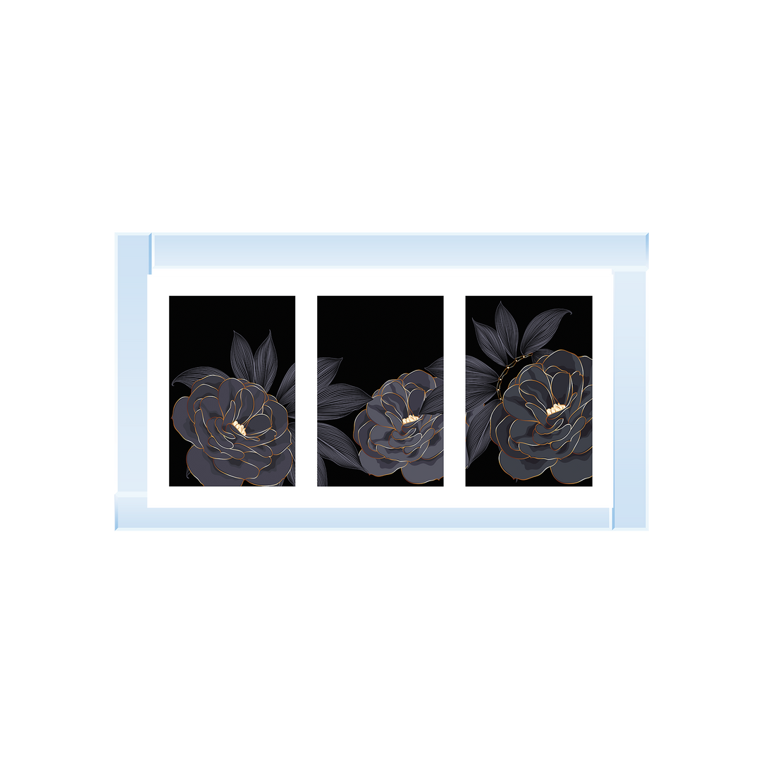 FL241 Black Beauty Flower I