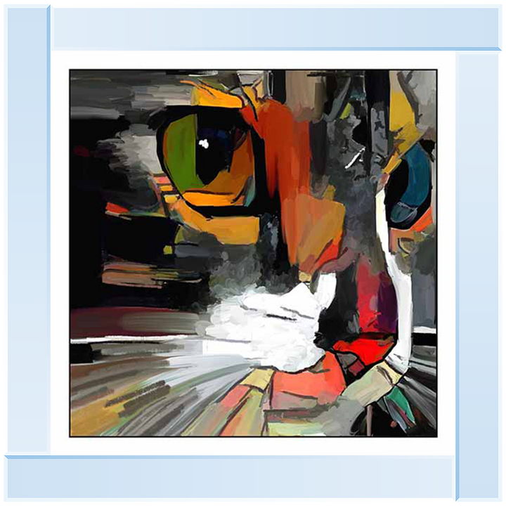 AN444 Abstract Cat ||