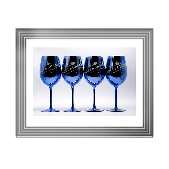 Moet Glasses - Blue
