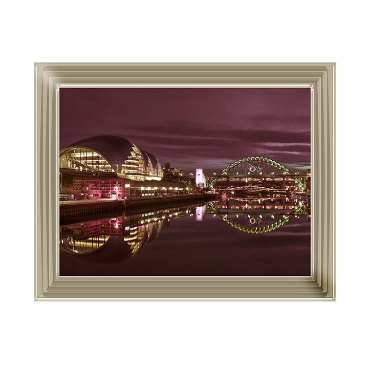 CY071 The Sage Gateshead and the Tyne bridge, Newcastle Upon Tyne II