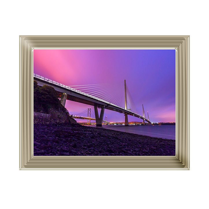CY014 Queensferry Crossing in the evening