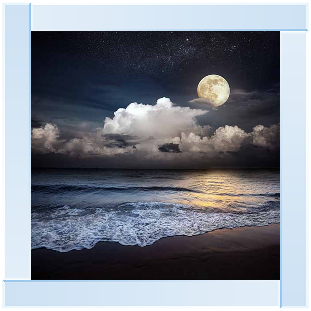 LS295 Full Moon At Twilight ||