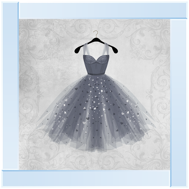 FS116 Black Dress Shimmer