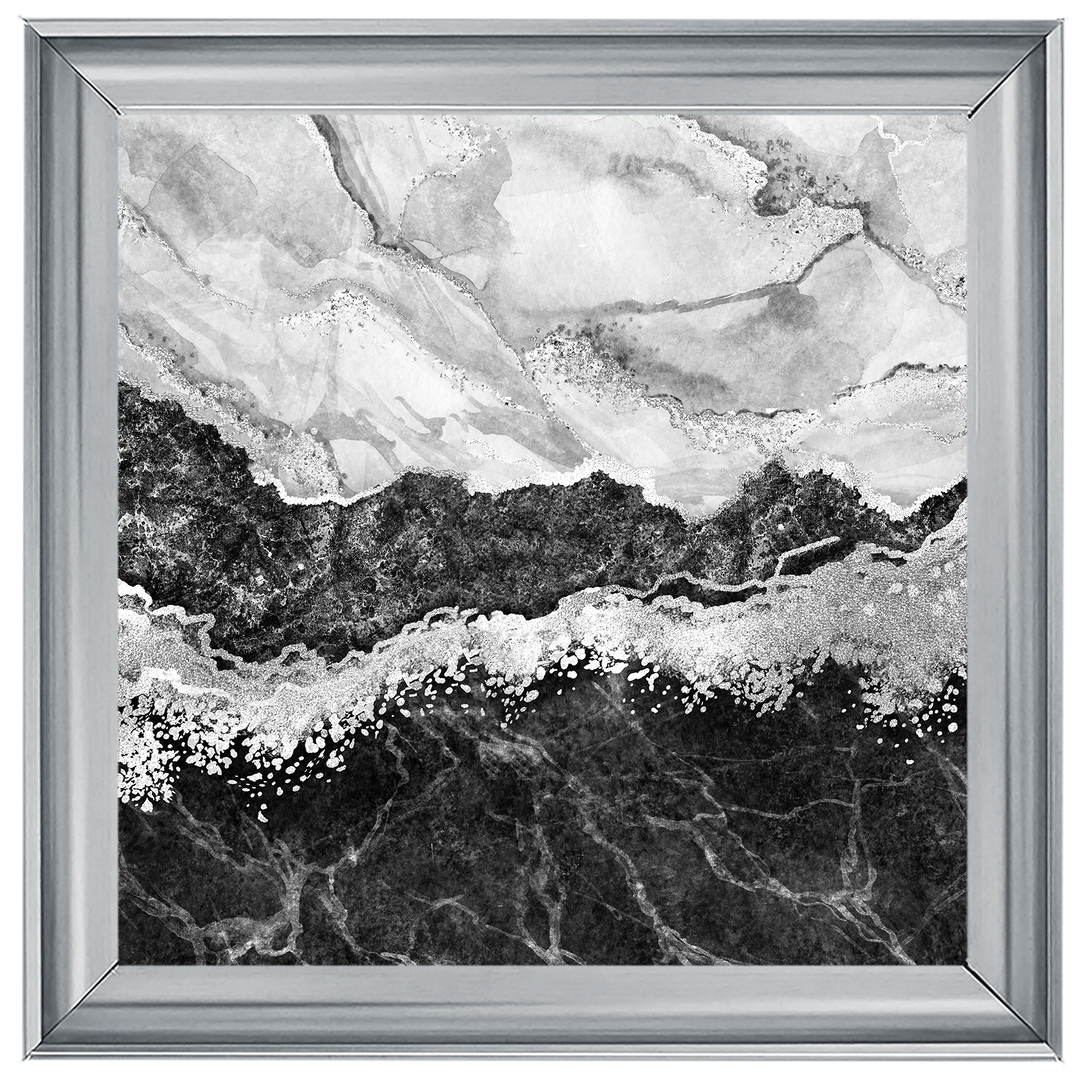 AB151 Abstract Black & Grey IV