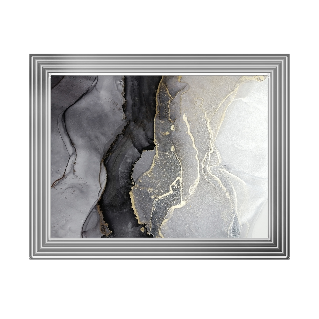 AB148 Abstract Black & Grey