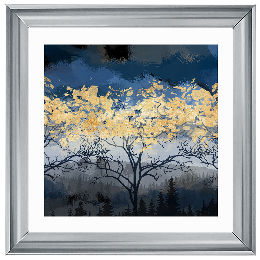 LS195 Lone Blue Tree
