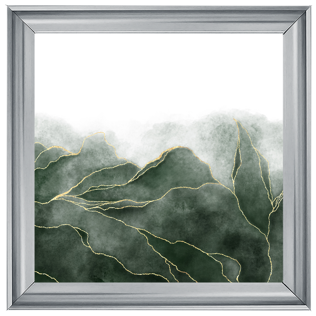 AB164 Green & Gold Abstract ||