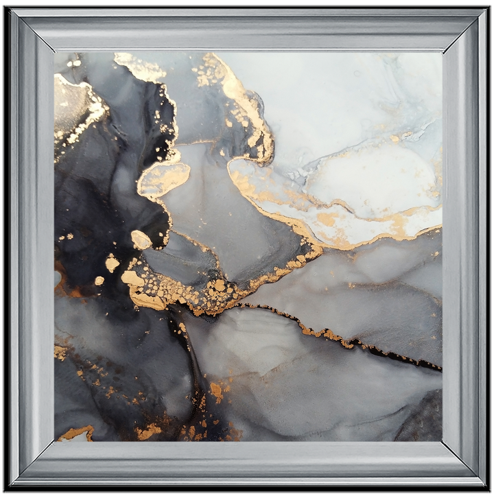 AB170 Abstract Black & Grey II