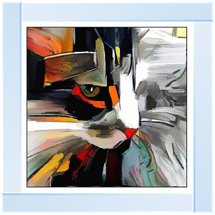 AN443 Abstract Cat |