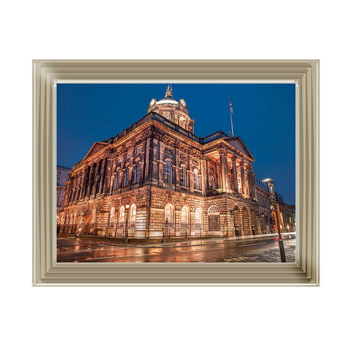 CY039 Town Hall Building at night