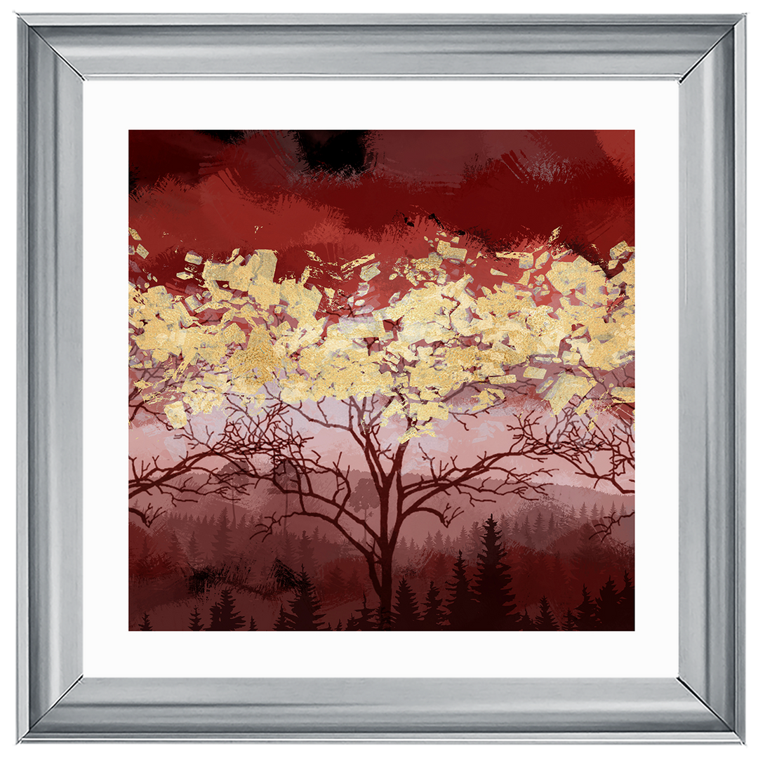 LS196 Lone Red Tree