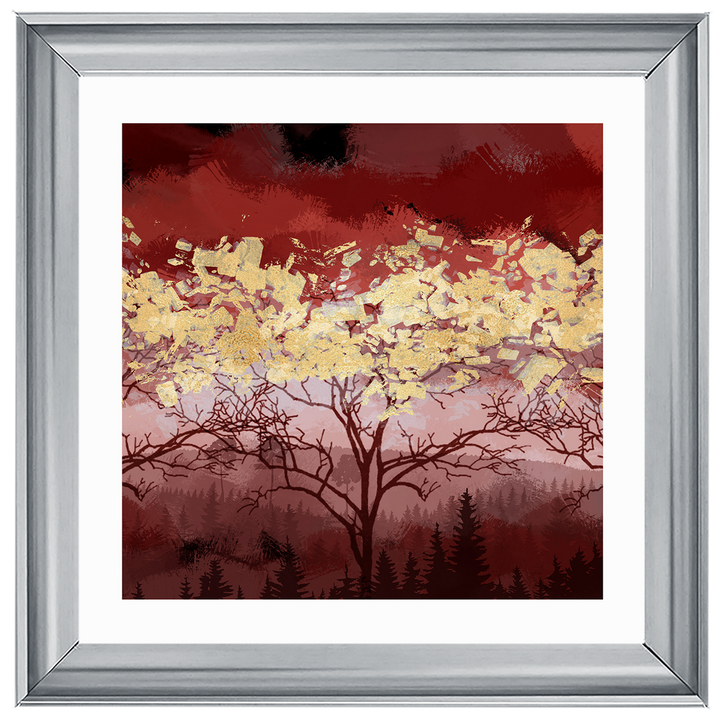 LS196 Lone Red Tree