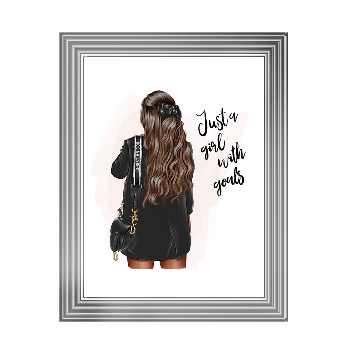 Copy of Girl with goals (Brunette)