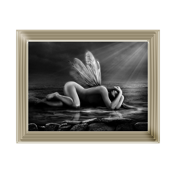 Ocean Fairy, Black and white