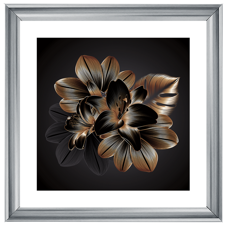 FL239 Black Beauty Flower I