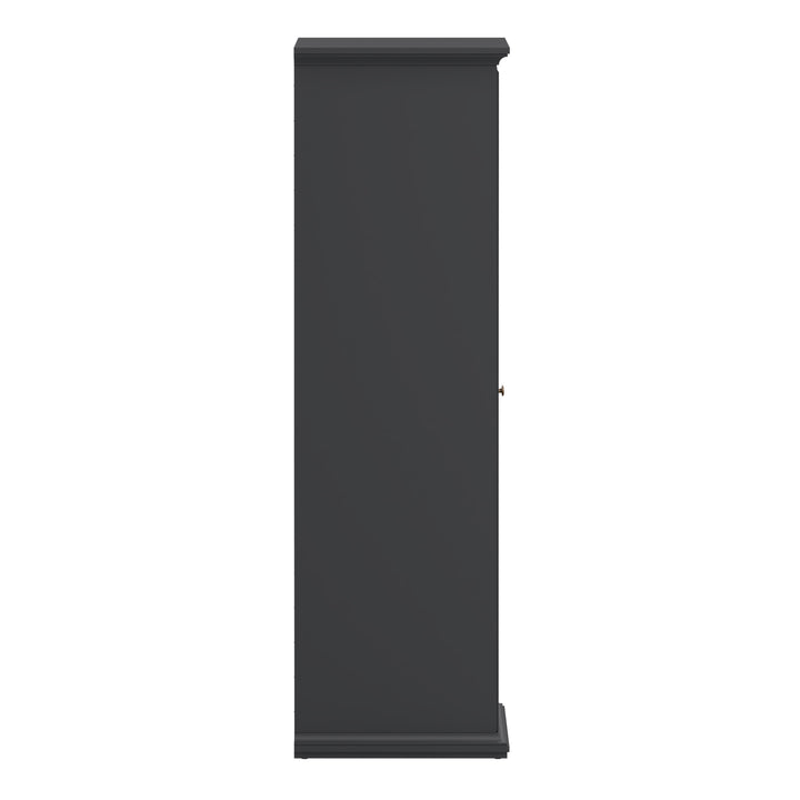 Paris Wardrobe with 2 Doors in Matt Grey