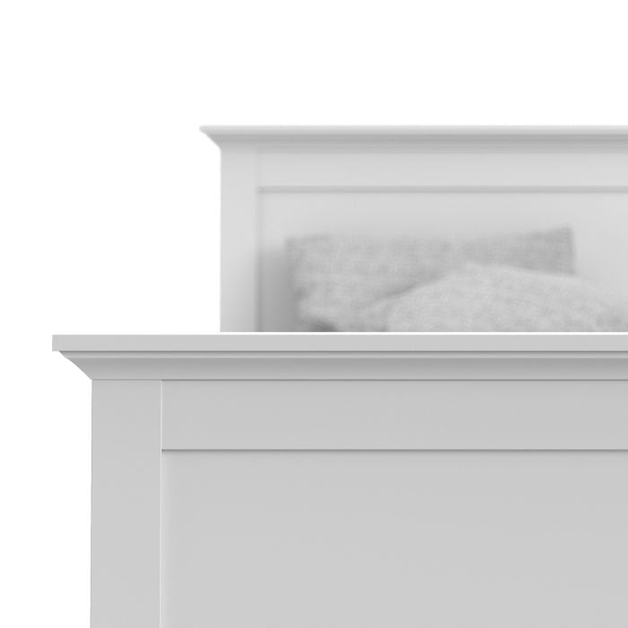 Paris Super King Bed (180 x 200) in White