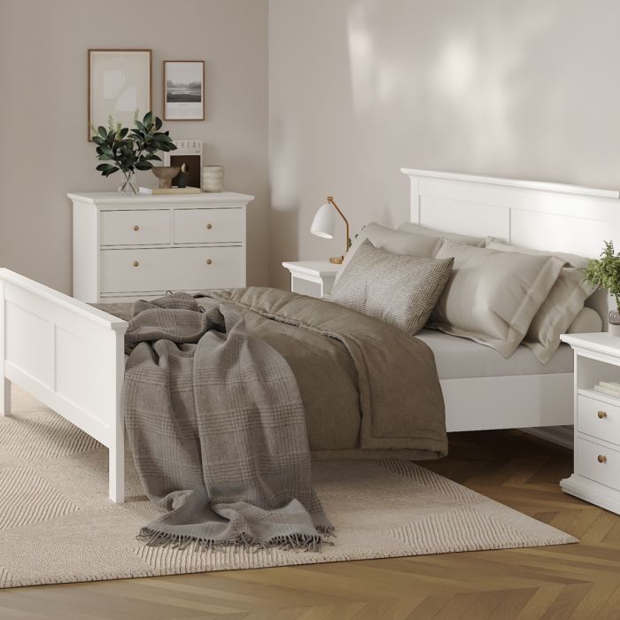 Paris Chest of 4 Drawers in White