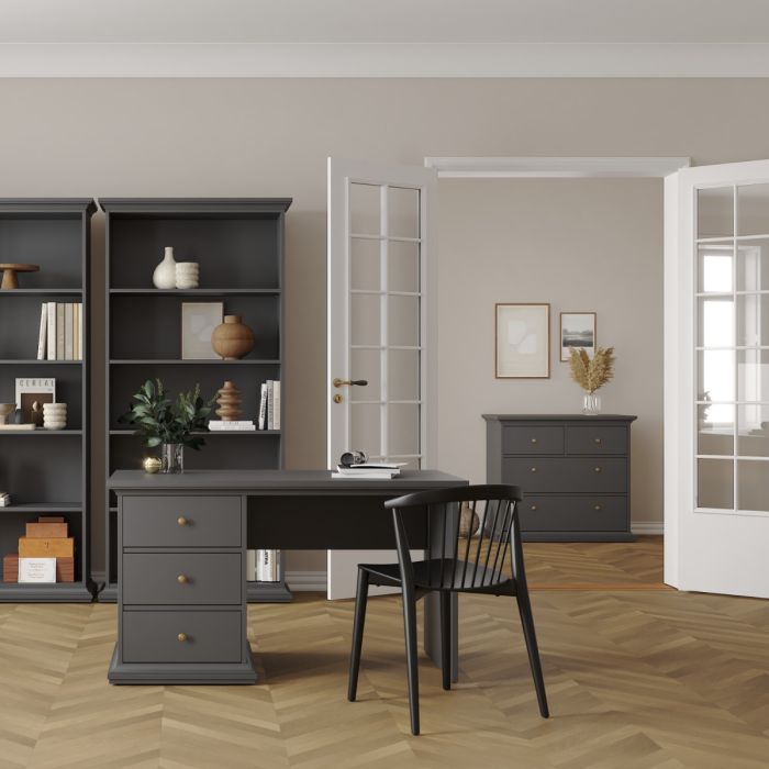 Paris Chest of 4 Drawers in Matt Grey