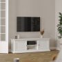 Paris TV Unit with 2 Framed Doors in White Finish