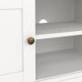 Paris TV Unit with 2 Framed Doors in White Finish