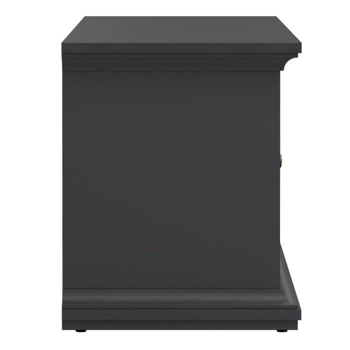 TV Unit with 2 Frame Doors in Matt Grey – Paris Collection