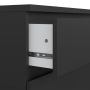 Naia Chest with 3 Drawers in Black Matt