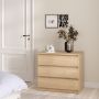Naia Chest of 3 Drawers in Jackson Hickory Oak