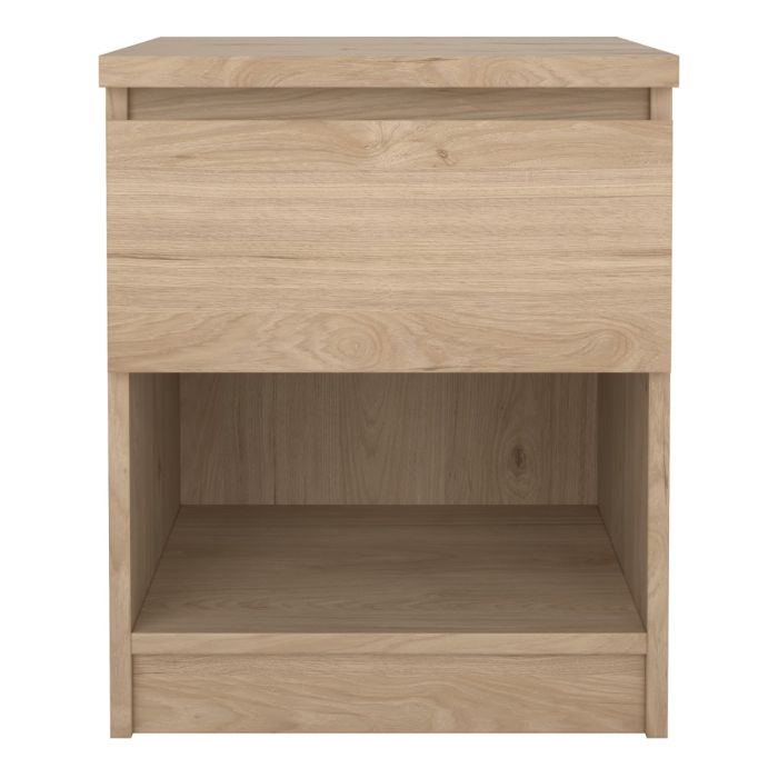 Naia Bedside Table with 1 Drawer in Jackson Hickory Oak