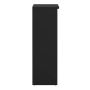 Naia Shoe Cabinet with 2 Flip-Down Doors, 1 Door & 1 Drawer in Matte Black