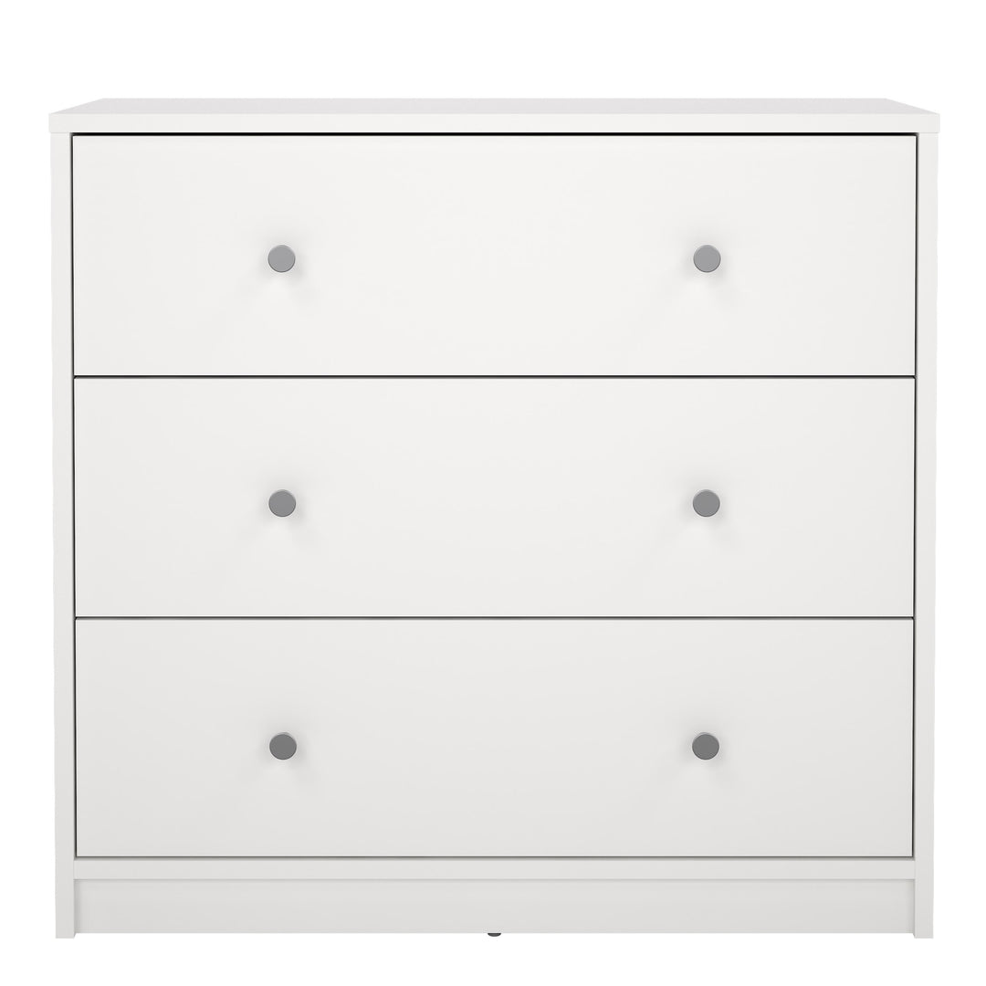 May Chest of 3 Drawers in White