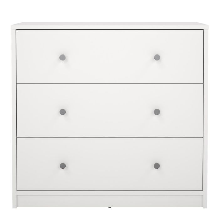 May Chest of 3 Drawers in White