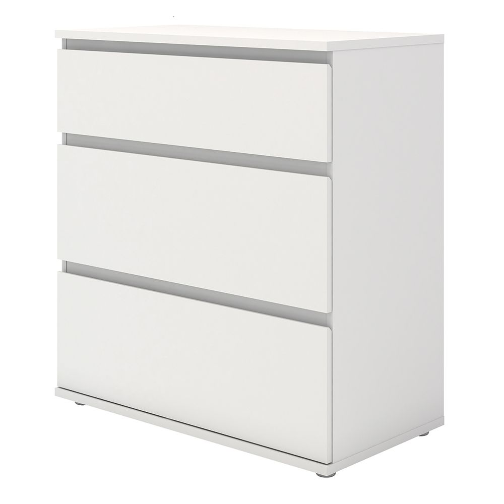 Nova 3 Drawer Chest in White