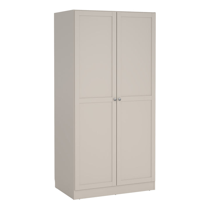 Brande Wardrobe with 2 Frame Doors in Cashmere
