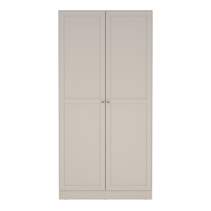 Brande Wardrobe with 2 Frame Doors in Cashmere