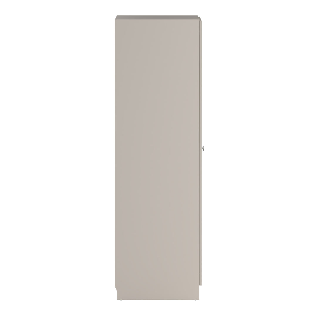 Brande Wardrobe with 2 Frame Doors in Cashmere