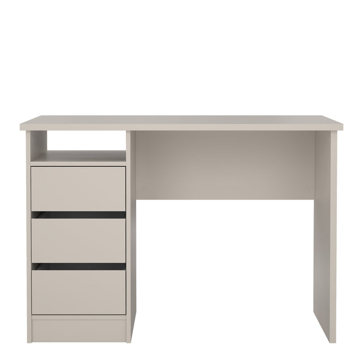 Function Plus Desk 3 Drawers in Cashmere
