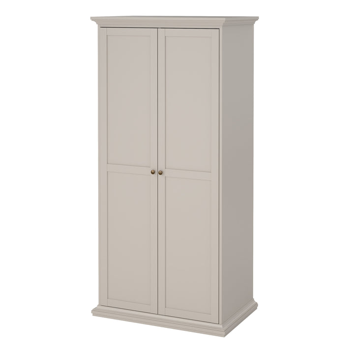 Paris Wardrobe with 2 Doors in Cashmere