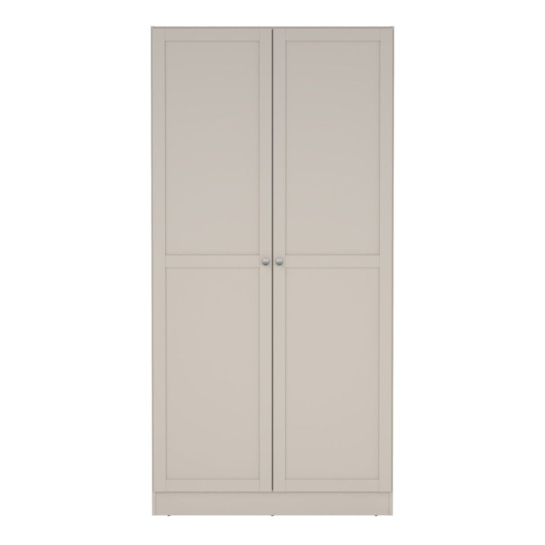 Brande Wardrobe with 2 Frame Doors in Cashmere