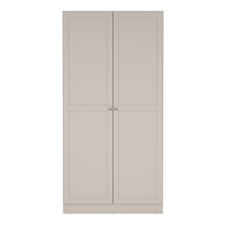 Brande Wardrobe with 2 Frame Doors in Cashmere